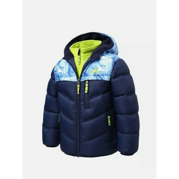 SNOZU Boy’s Winter Puffer with Beenie - Picture 4 of 7
